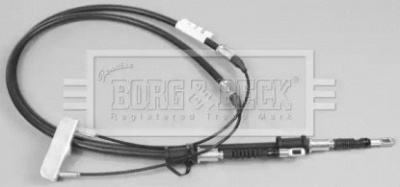 BORG & BECK bkb2579 -  Комплект тросов, стояночная тормозная система